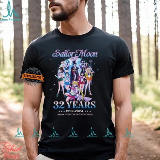 Sailor Moon 32 Years 1992 2024 Thank You For The Memories T Shirt