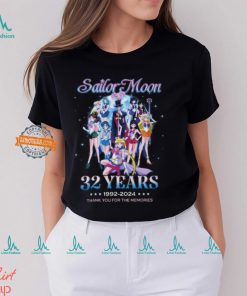 Sailor Moon 32 Years 1992 2024 Thank You For The Memories T Shirt