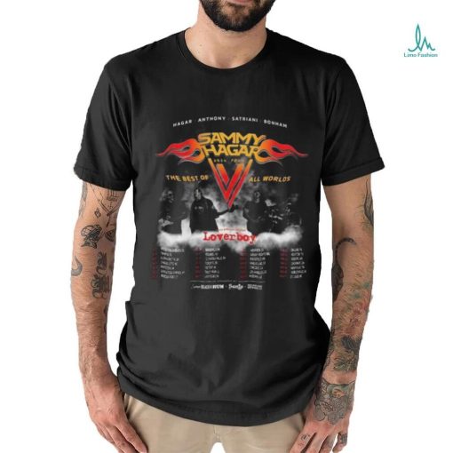 Sammy Hagar The Best Of All Worlds 2024 Tour Shirt