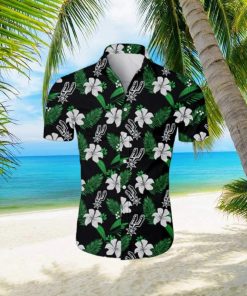 San Antonio Spurs NBA Small Flowers Hawaiian Shirt