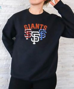 San Francisco Giants America Flags Celebrating 4th Of July T Shirt