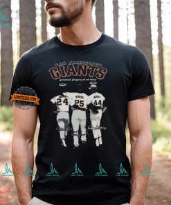 San Francisco Giants Greatest Players Of All Time Mays, Bonds And Mccovey T Shirt