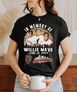 San Francisco Giants In Memory Of Willie Mays Rest In Peace Vintage 2024 Signature shirt