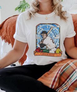 San Francisco Giants Willie Mays baseball player art shirt