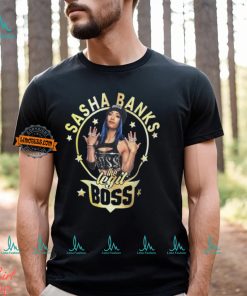 Sasha Banks The Legit Boss Blue Kids T shirt