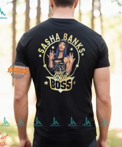 Sasha Banks The Legit Boss Blue Kids T shirt