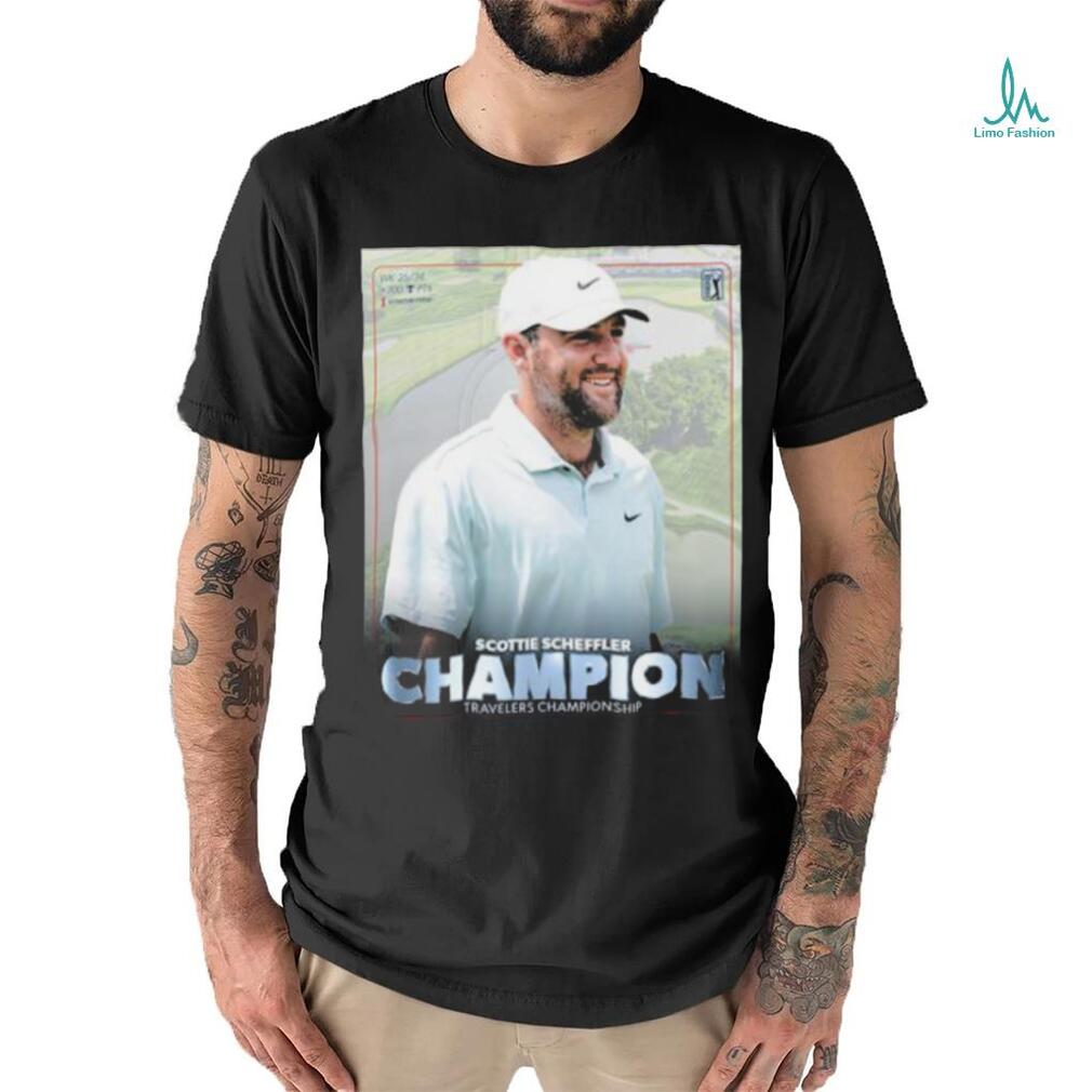 Scottie Scheffler Champion 2024 Travelers Championship His Sixth Win In 10 Starts Classic T Shirt Scottie Scheffler Champion 2024 Travelers Championship His Sixth Win In 10 Starts Classic T Shirt