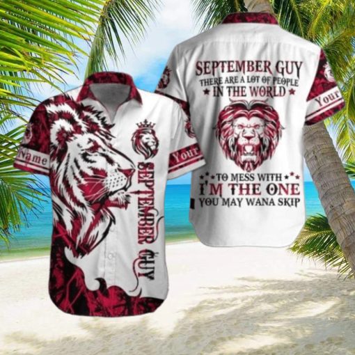 September Guy Custom Name Aloha Hawaiian Shirts For Men For Women