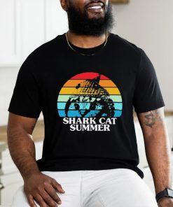 Shark Cat Summer Pride Vintage Shirt