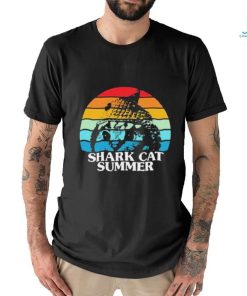Shark Cat Summer Pride Vintage Shirt