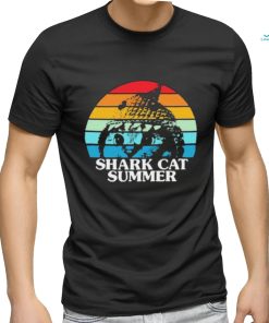 Shark Cat Summer Pride Vintage Shirt