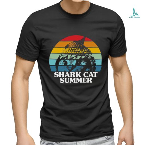 Shark Cat Summer Shirt