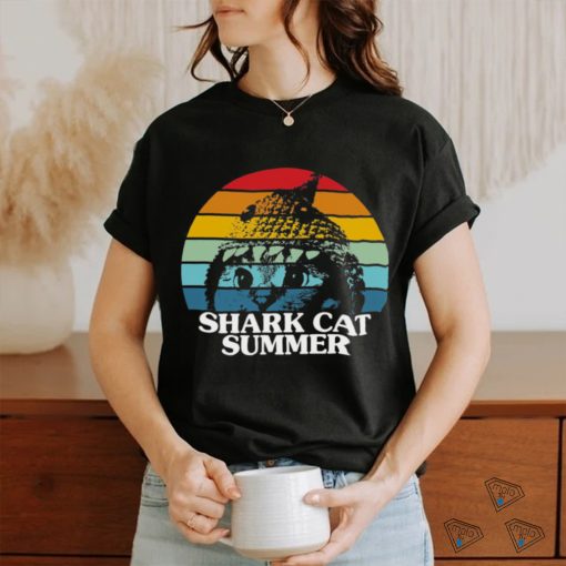 Shark Cat Summer Shirt