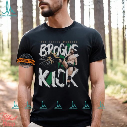 Sheamus Brogue Kick Celtic Warrior Black T shirt