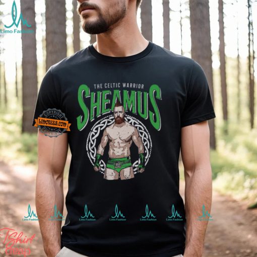 Sheamus The Celtic Warrior Pose Black T shirt