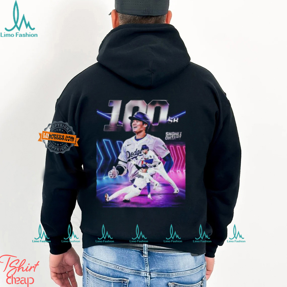 Shohei Ohtani Notches His 100th Career Stolen Base Unisex T Shirt Shohei Ohtani Notches His 100th Career Stolen Base Unisex T Shirt