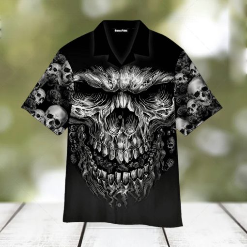 Shredder Skull Aloha Hawaiian Shirts For Men For Women