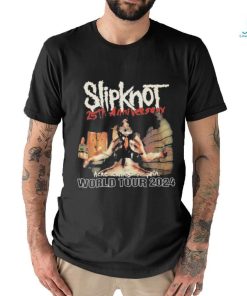 Slipknot 25th Anniversary Here Come The Pain Word Tour 2024 T Shirt