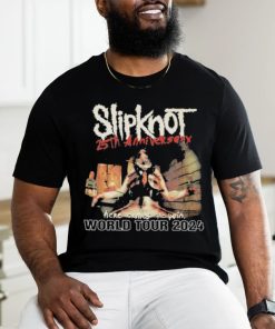 Slipknot 25th Anniversary Here Come The Pain Word Tour 2024 T Shirt