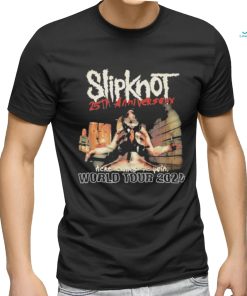Slipknot 25th Anniversary Here Come The Pain Word Tour 2024 T Shirt