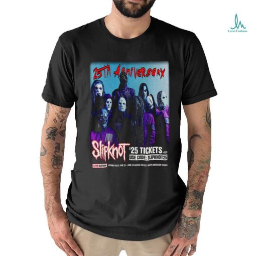 Slipknot North American Shows The 25th Anniversary Album Slipknot On June 26 29th 2024 shirt