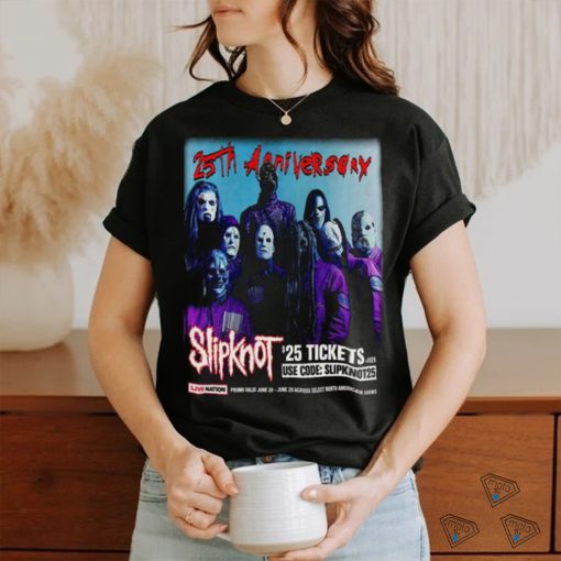 Slipknot North American Shows The 25th Anniversary Album Slipknot On June 26 29th 2024 shirt