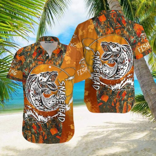 Snakehead Fishing Aloha Hawaiian Shirts For Men And Women