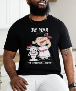 Snoopy And Charlie Brown Cleveland Guardians Be You The World Will Adjust shirt
