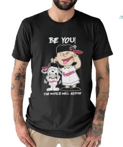 Snoopy And Charlie Brown Cleveland Guardians Be You The World Will Adjust shirt
