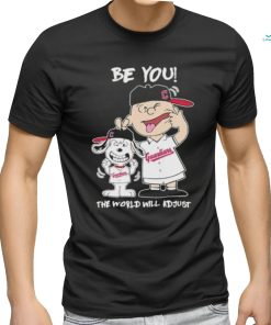 Snoopy And Charlie Brown Cleveland Guardians Be You The World Will Adjust shirt