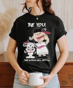 Snoopy And Charlie Brown Cleveland Guardians Be You The World Will Adjust shirt