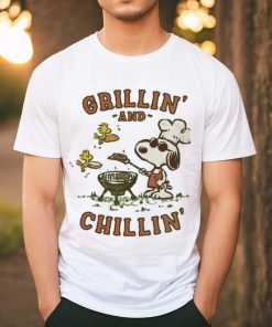 Snoopy And Woodstock Grillin And Chillin T shirt