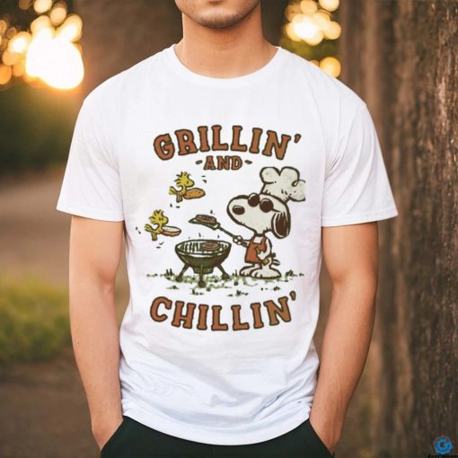 Snoopy And Woodstock Grillin And Chillin T shirt