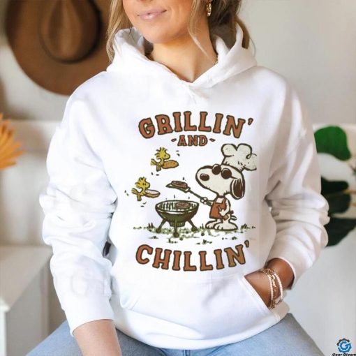 Snoopy And Woodstock Grillin And Chillin T shirt