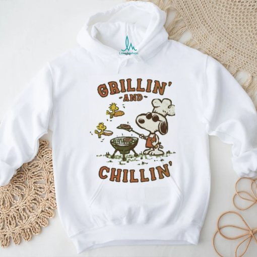Snoopy And Woodstock Grillin And Chillin T shirt