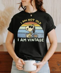 Snoopy And Woodstock I Am Not Old I Am Vintage T shirt