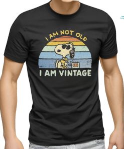 Snoopy And Woodstock I Am Not Old I Am Vintage T shirt