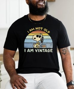 Snoopy And Woodstock I Am Not Old I Am Vintage T shirt