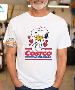 Snoopy And Woodstock Loves Costco Wholesale Logo Shirt