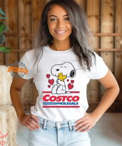 Snoopy And Woodstock Loves Costco Wholesale Logo Shirt