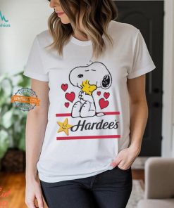 Snoopy And Woodstock Loves Hardee’s Logo Shirt