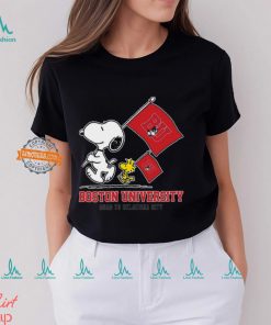 Snoopy Boston University Road To Oklahoma City flag shirt