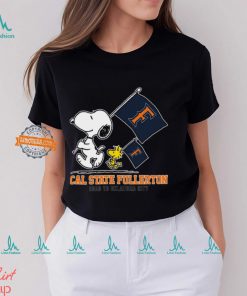 Snoopy Cal State Fullerton Road To Oklahoma City flag shirt