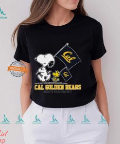 Snoopy California Golden Bears Road To Oklahoma City flag shirt