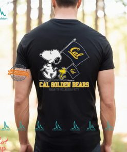 Snoopy California Golden Bears Road To Oklahoma City flag shirt