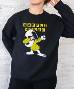 Snoopy Dadbing Waffle House logo shirt