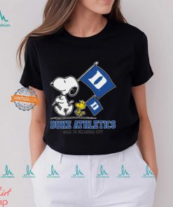 Snoopy Duke Athletics Road To Oklahoma City flag shirt