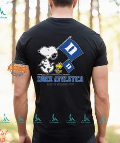 Snoopy Duke Athletics Road To Oklahoma City flag shirt