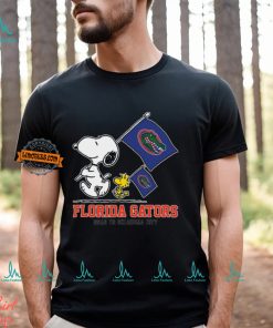 Snoopy Florida Gators Road To Oklahoma City flag shirt