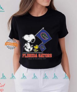 Snoopy Florida Gators Road To Oklahoma City flag shirt